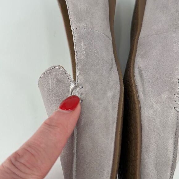 Steve Madden Gray Suede Loafers - Picture 5 of 10